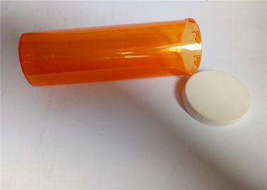 China No Smearing Amber 60DR Child Resistant Vials , Professional Child Proof Pill Container supplier