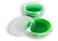 Green Silicone Concentrate Containers , 5ml Polystyrene Wax Concentrate Containers supplier