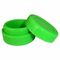 Customized Logo Green Food Grade Silicone Containers Tasteless For Shatter / Cosmetic supplier
