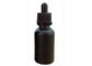 Pharmacy Black Color Glass Dropper Bottles , Smooth Open 30ml Dropper Bottles supplier