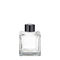 Square Shaped Empty Perfume Bottles / Decorative Perfume Bottles 120ml Size supplier