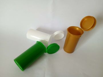 China Dispensary Odorless Colorful Pop Top Bottles PP Water Resistant Silk Screen Printing supplier