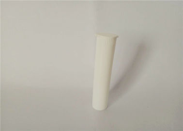 China 118mm Moisture Resistant Plastic Vial Tubes Opaque White For Medical Dispensary supplier