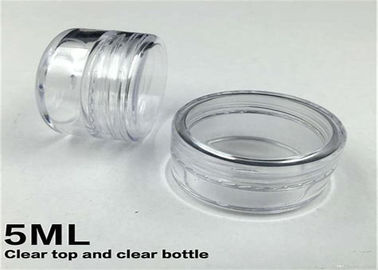 China Smooth 5ml Acrylic Concentrate Containers , Screw Top Plastic Concentrate Containers supplier