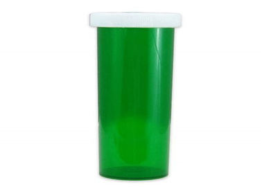 China Eco Friendly Green Child Resistant Vials , No Sharp Edges Child Resistant Bottles supplier