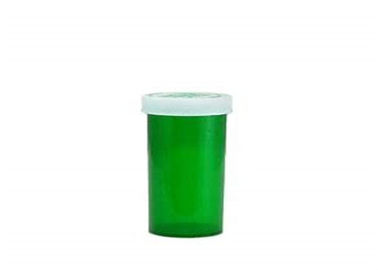 China Translucent Green 20DR Child Proof Containers Safety Medical Grade Plastic Material supplier