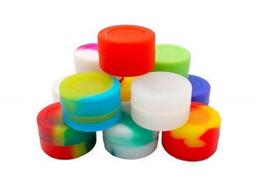 China BPA Free 7ml Food Grade Silicone Containers , Easy Cleaning Round Silicone Jar supplier