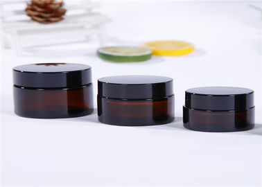China 5ml / 10ml Glass Concentrate Containers , Nice Transparency Glass Cream Jars supplier