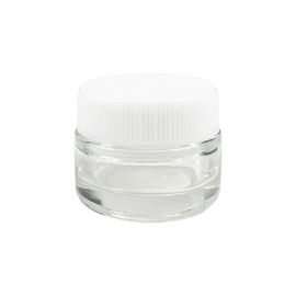 China Round Inside Bottom Screw Top Glass Jars With Push - And - Turn Sealing Lids supplier