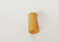 100% Food Grade Polypropylene Pop Top Vials , Gold Plastic Pill Containers For Marijuana supplier