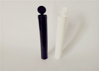 BPA Free 100% Recyclable Blunt Tube , Opaque Silver Plastic Storage Tubes With Lids supplier