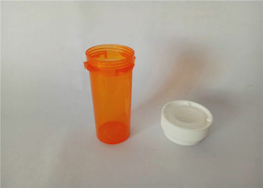 Seal Amber Reversible Cap Vials Child Proof H84mm*D32mm With Even Thickness supplier