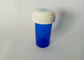 Water Resistant Reversible Cap Vials , Blue 16DR Plastic Prescription Bottles supplier