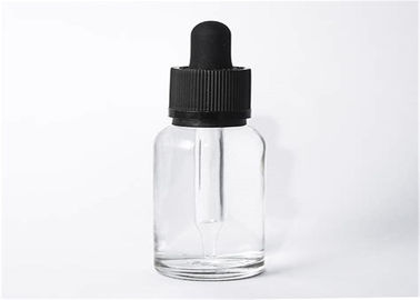 Portable Blue Glass Dropper Bottles Multifunctional High Durability With Even Thickness supplier