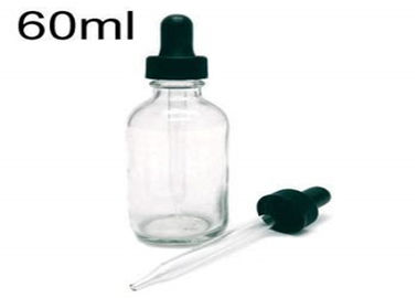 Portable Blue Glass Dropper Bottles Multifunctional High Durability With Even Thickness supplier