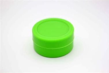 Customized Logo Green Food Grade Silicone Containers Tasteless For Shatter / Cosmetic supplier