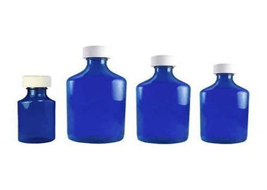 Even Thickness Plastic Liquid Medicine Bottles , 3 OZ Blue Liquid Prescription Bottles supplier